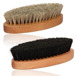 Saphir Horsehair Brush ຂັດເກີບຂັດເກີບຊ່ວຍໃຫ້ຫນັງໄວແລະສະຫມໍ່າສະເຫມີ wax ເກີບແລະຂັດເກີບ.