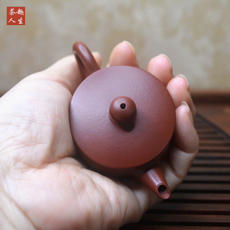 Yixing hand-made big red teapot mini-tide Shan Kunkongfu purple pot small capacity small pot small pot