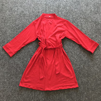 New sexy autumn and winter ladies robe bathrobe morning gown makeup robe bridal gown bridal gown bridesmaid gown cotton home wear pajamas