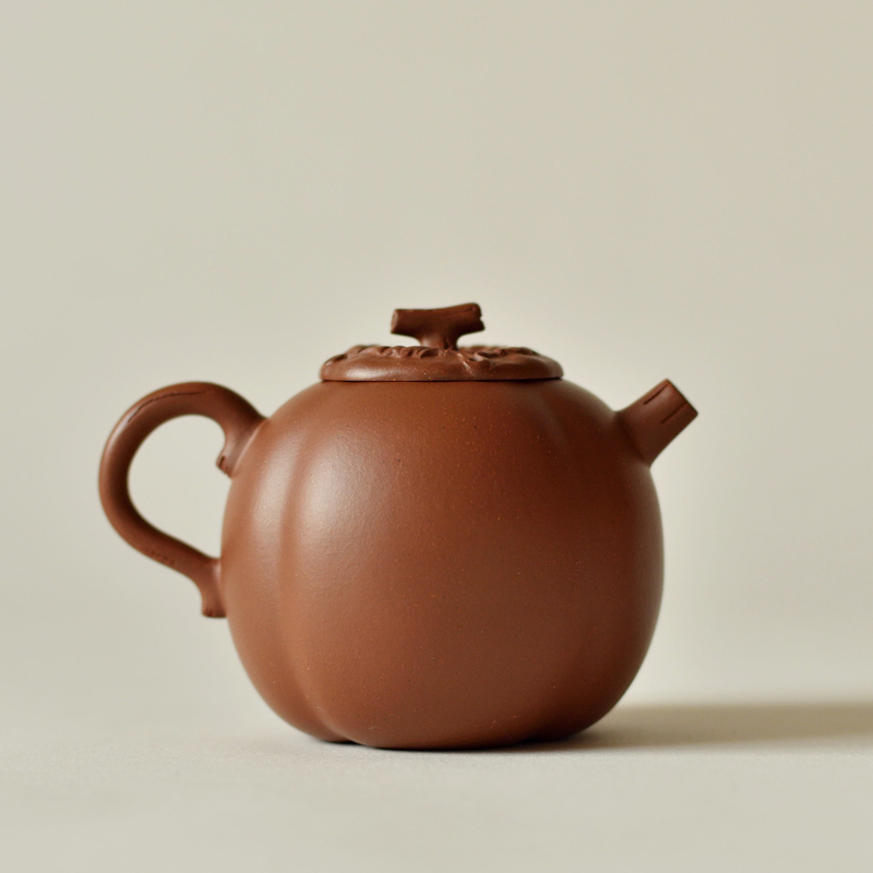 Park Persimmon Persimmon Ruyi Lixing Purple Sand Pot Original Mine Classic Purple Clay Handcrafted Kungfu Teapot Tea Set Civilian Pot