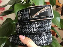 Thai Pearl Fish belt Leda color devil fish leather belt clearance ROTA high grade leather goods