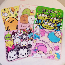 Cute cartoon mini portable cotton small square towel Facial towel Hand towel small towel Small handkerchief baby