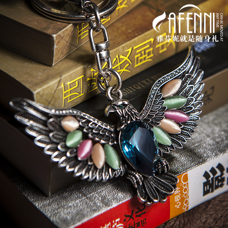 Jaffani Key - button man car hanging a Christmas Valentine's Day creative gift to his boyfriend and husband soar