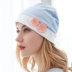 Mũ len mùa xuân và mùa thu mùa đông bà bầu gió turban cha-con cotton mỏng phần phụ nữ mang thai thời trang sau sinh nữ mùa xuân và mùa hè - Mũ thai sản / Vớ / Giày mũ cotton cho mẹ và bé Mũ thai sản / Vớ / Giày