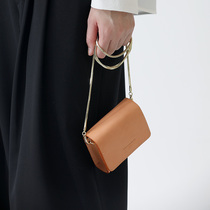 Monastery Mountain Wen also image Tanned Head Layer Cow Leather Micro small carry bag Quality genuine leather Snake Bone Chain Hand bag Female