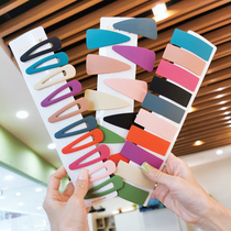 Korean candy color simple bbclip top clip edge clip side clip bangs headgear hairclip head girl hairpin