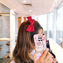 South Korean sweet and beautiful butterfly knot hair comb Liu Haicomb girls disc hair top clip Liu Haiclip Cracked Hair Clip Hair Clip