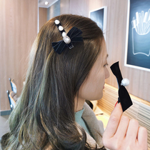 Elegant Temperament Water Drill Butterfly Junction Duckbill Clip Mesh Red Sweetness Liu Sea Clip Side Hairpin Clip Top Clip Edge Clip Female Headwear