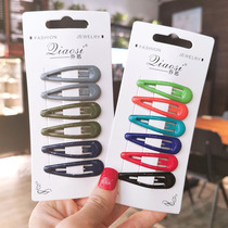 Candy color girl hair card banghai clip bbclip children Adult Small hairpin top clip edge clip hair clip head accessories