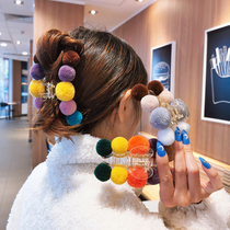 South Koreas Big Hairy Ball Grab Clip Girl Princess Head Rear Brain Spoon Disc Hair Clip Sweet Beauty Brief Mantail Trumpet Hair Grab