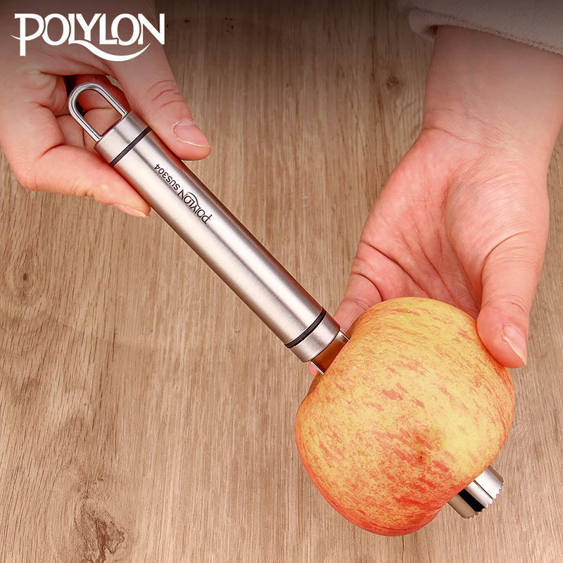 UK PolyLon 304 stainless steel apple corer pear corer corer household fruit segmentation