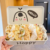 Japanese GP large intestine hair band female summer combination hair band ins Korean headband cute girl simple versatile rubber band