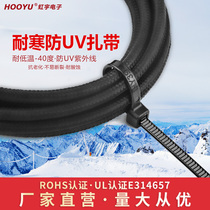 Nylon tie anti UV anti-UV resistant cold outdoor low temperature corrosion resistant and anti-ageing multi-size black white