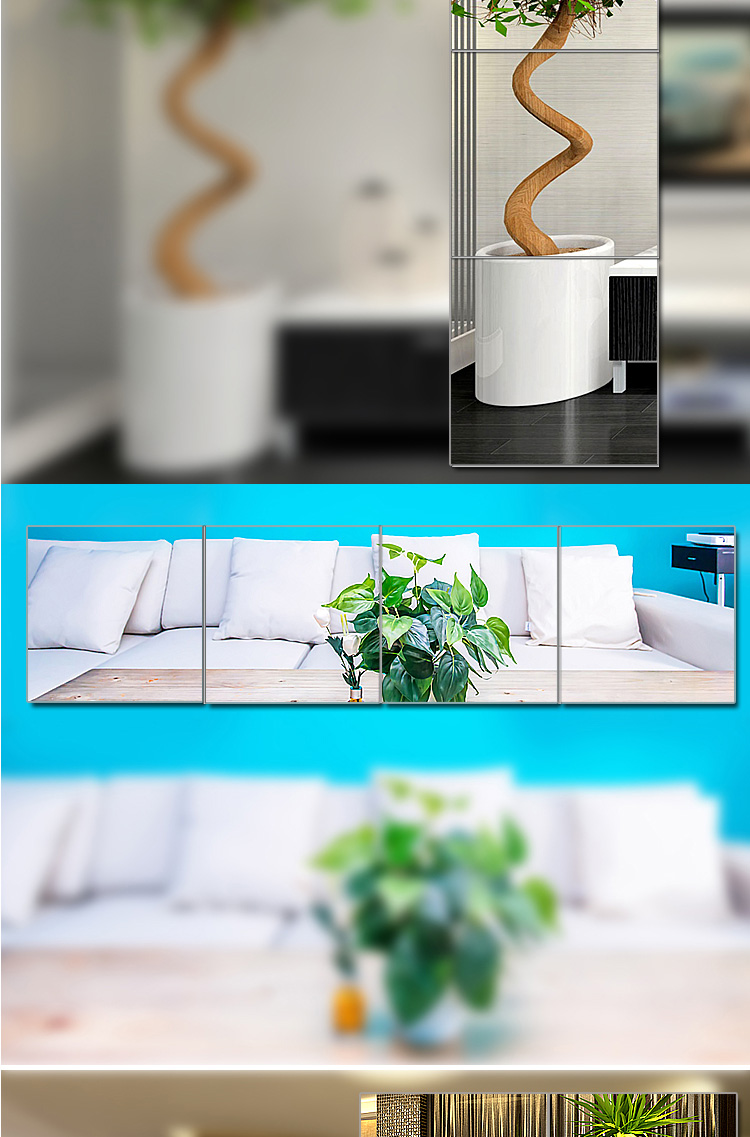 Khâu gương đầy đủ gương thay đồ gương đơn giản phòng ngủ không khung phù hợp gương ký túc xá treo tường gương treo tường - Gương gương đèn led phòng ngủ