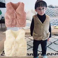 Mùa thu đông 2018 mới bé trai và bé gái cotton vest vest trẻ em sang trọng vest ấm áp quần áo trẻ em