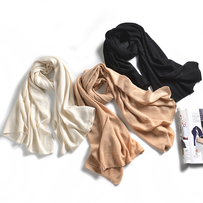 (In stock) soft like clouds, silky like chocolate, 55% mulberry silk 45% cashmere scarf