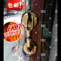 Tuhao gold glass manual installation suction cup vacuum suction cup tile floor mirror car glass installation photographer
