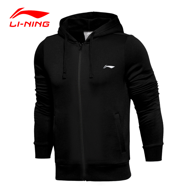 Li Ning Hooded sweatshirt men's sportswear spring running jacket Sports cardigan sweater men's jacket