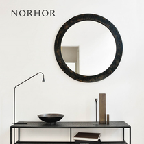 Original imported Nordic expression Belgian Ethnicraft SPHERE round wall-mounted decorative mirror cosmetic mirror