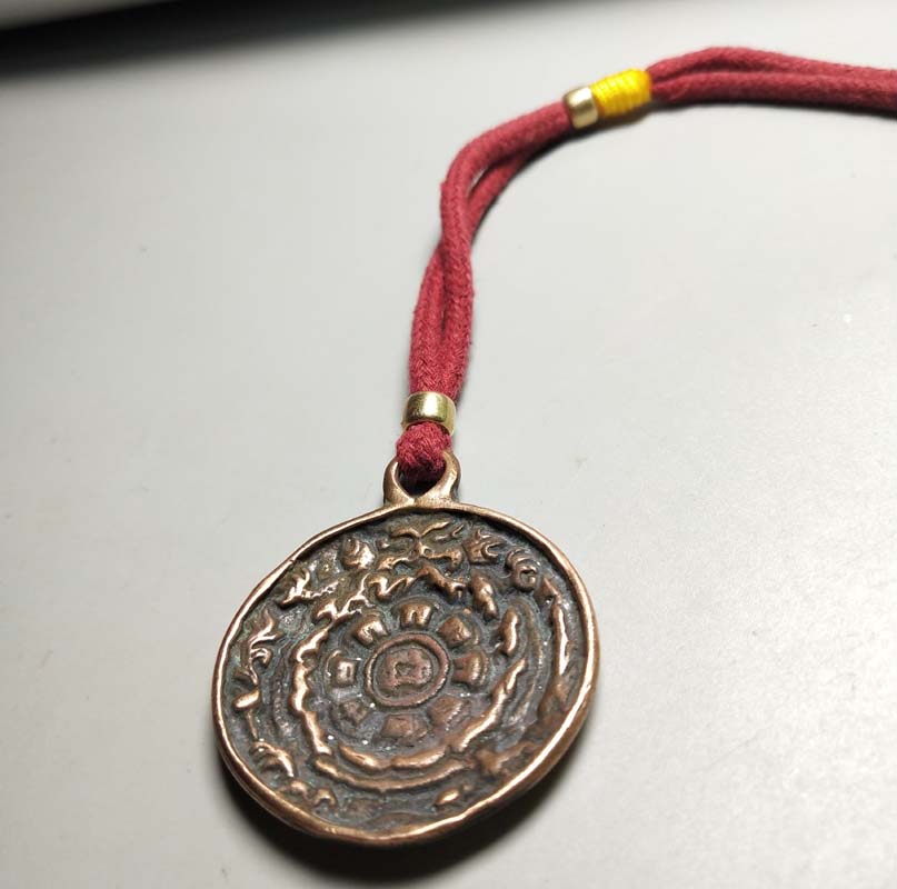 Купить Тибетский фиолетовое золото Медь девять восемь грамм сумка талия ...