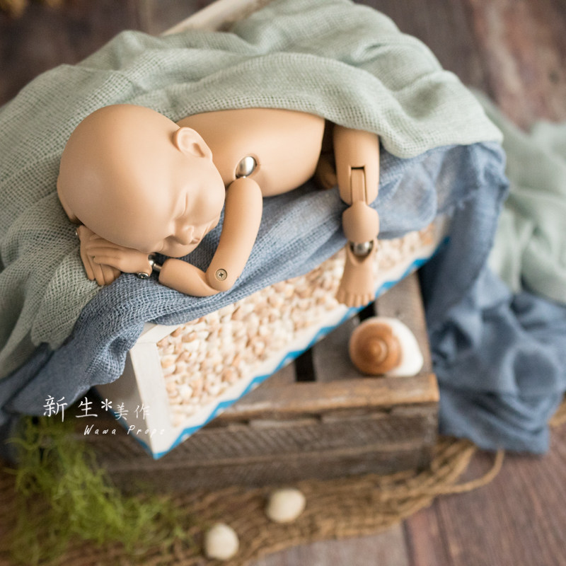 Newborn photography mesh decoration wrapped dress cloth soft full moon hundred days hundred days baby photo props