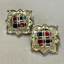 Artist jewelry Anna retro carved enamel ear clip 688 deposit 400 non-refundable and non-exchangeable