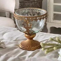 法式欧式复古奖杯金色罗马柱花艺培训插花器宴会桌花餐厅桌花瓶