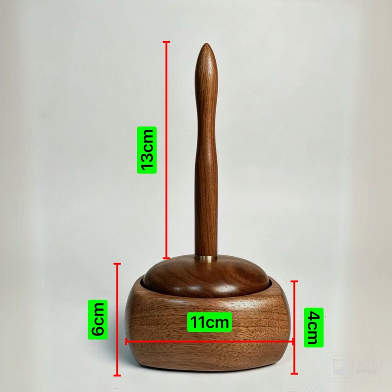 11cm Black Walnut Wood Silky Spinning Yarn Winder, Micro Hook Weaving, Large Capacity, Gift for Best Friend, Anti-Tangle, Speed-Adjustable Tool 11cm Black Walnut Wood Silky Spinning Yarn Winder, Micro Hook Weaving, Large Capacity, Gift for Best Friend, Anti-Tangle, Speed-Adjustable Tool