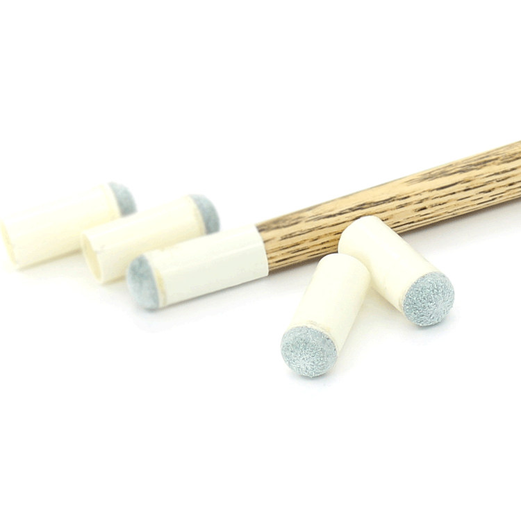 Billiard club leather head nozzle plastic set mouth black eight Billiard club cap small head rod gun head protection sleeve Male rod non-stick 10mm