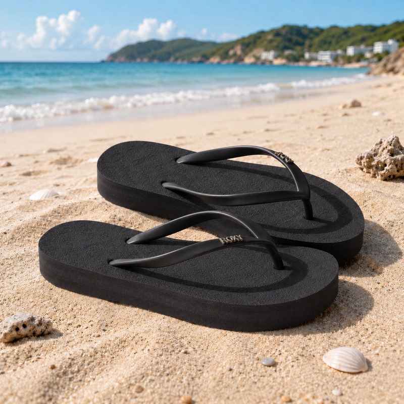 In Stock Roxy2026 Summer New Thick-Soled Sandals for Women and Children, Simple, Fashionable, Versatile, Fairy-Style Flip-Flops