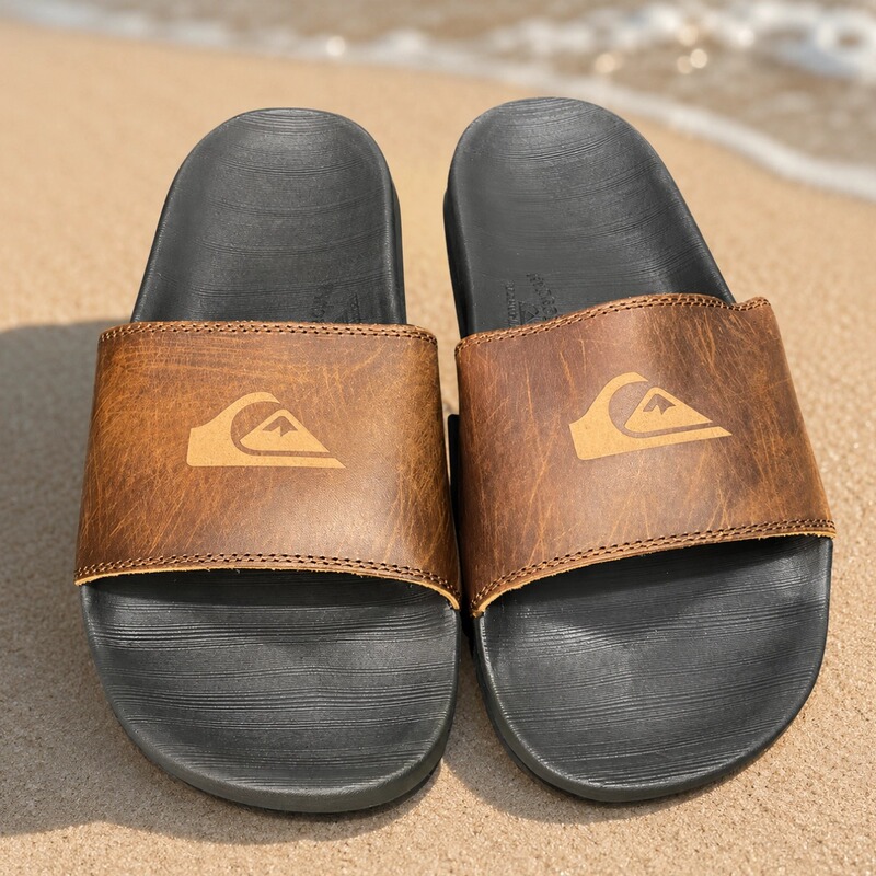 In-Stock Trendy Quiksilver 2026 New Summer Sandals for Men, Non-Slip Soft Sole Flip-Flops, Odor-Resistant