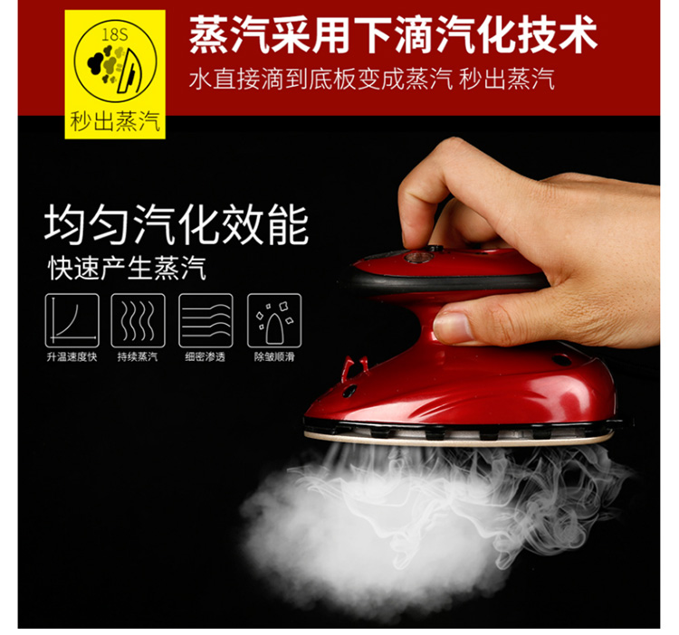 Youer kép điện áp nhỏ sắt hộ gia đình hơi nước cầm tay du lịch du lịch di động nhỏ sắt sinh viên ký túc xá - Điện sắt bàn ủi mini sichler