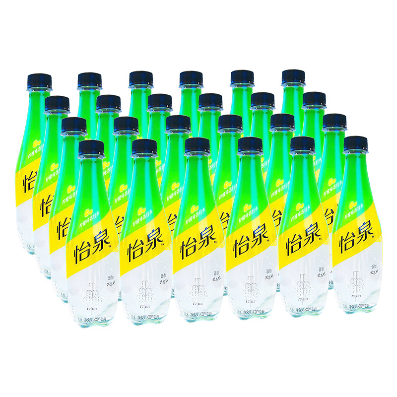 Pleasant Spring Lemon Taste Su Beat Water 400ml * 24 with gas soda soda Add Xiaosu Zhejiang Shanghai Anhui