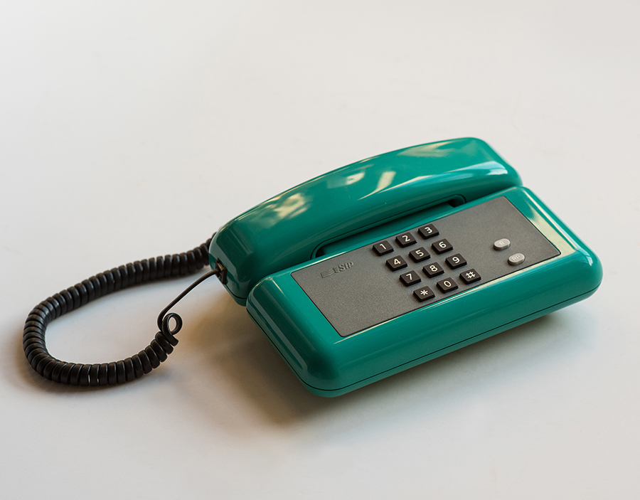 Sold out of medieval Italian Classic Design Georgia RoGiugiaro Green Pole Brief Antiquity vintage Phone