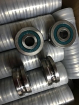High precision double row roller U groove bearing LFR5302 inner diameter 15 outer diameter 47 thickness 19 groove walking 10MM shaft