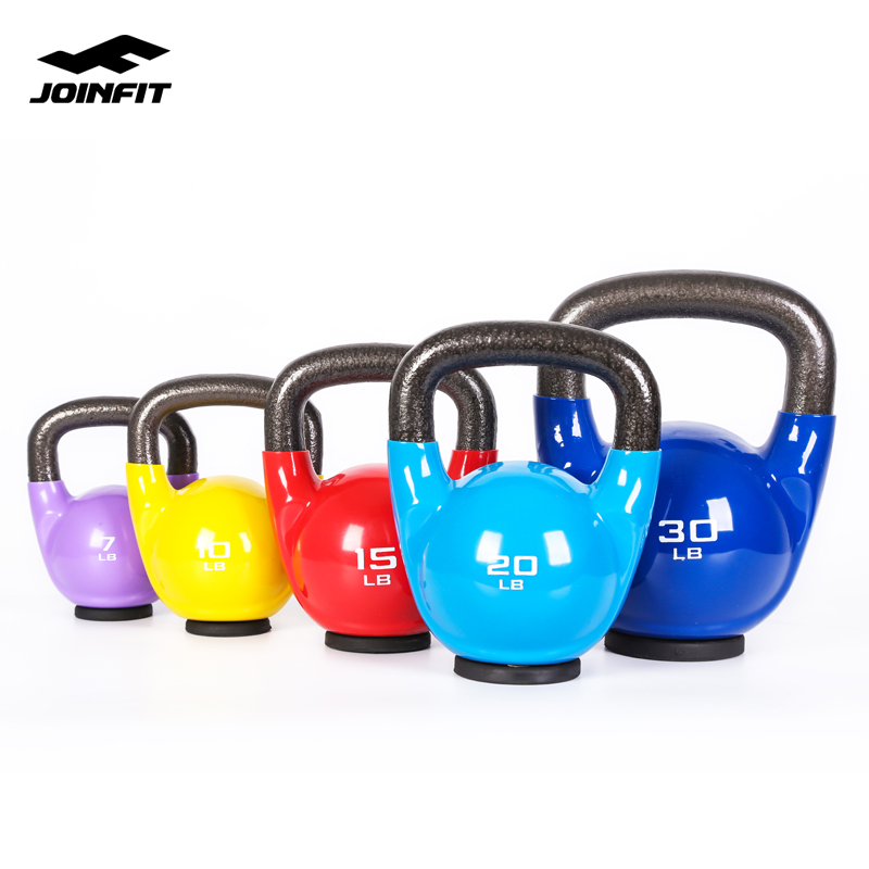 JOINFIT yoga kettlebell colorful multi-level 5 to 45 pounds optional men's and women's home fitness equipment
