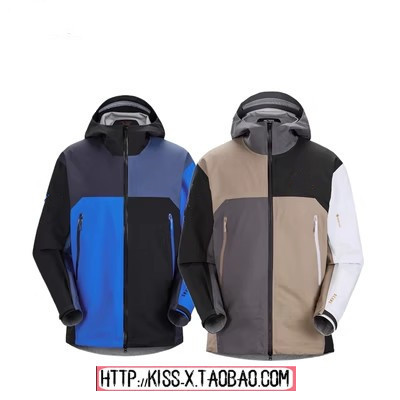 2026 Japanese Trendy New Collaboration Jacket Functional Color-Blocking Recut Waterproof Outdoor Jacket