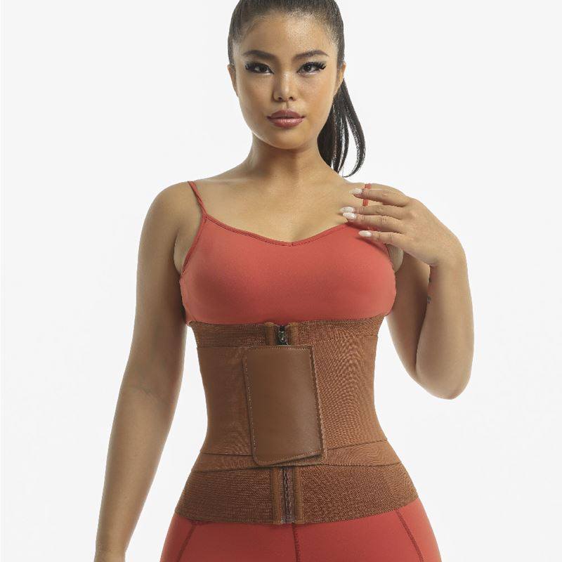 Professional black Sweat Sweat Thin bunches Waist Yoga Pure Color Sports Lady Plastic Waist Pull Bracelet Type Body-body to collect abdominal girdle