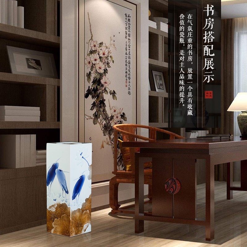 Jingdezhen ceramics hand - made vases, flower arrangement wine porch home decoration sitting room TV ark, furnishing articles