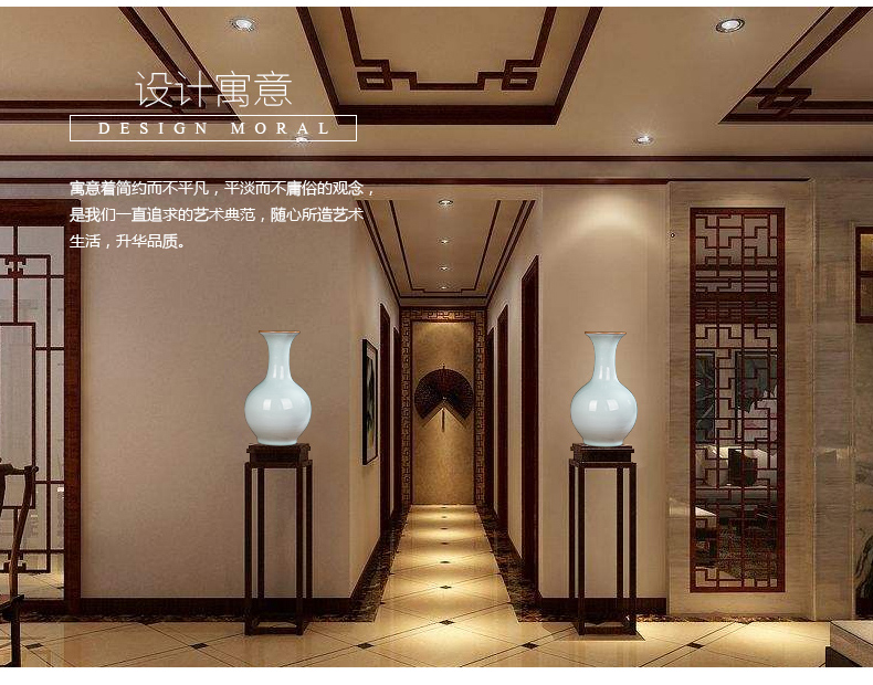 Jingdezhen ceramics vase crack Chinese penjing flower arranging porcelain wine handicraft decorative household items