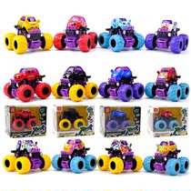 Stunt climbing off-road vehicle Childrens four-wheel drive inertial car model Alloy drop-resistant toy car spin dance