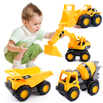 Engineering car toy large simulation excavator Beach car model Beach inertial car Childrens toy car
