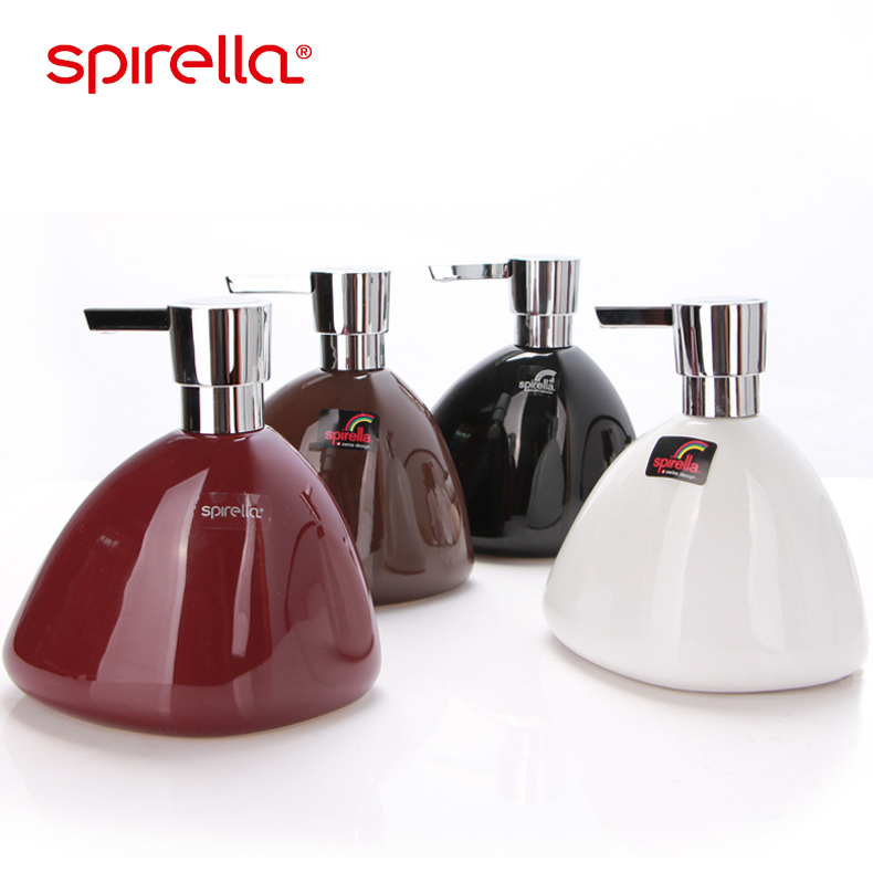 SPIRELLA/silk pury ceramic hand sanitizer bottle European - style originality emulsion bottle bathroom toilet soap