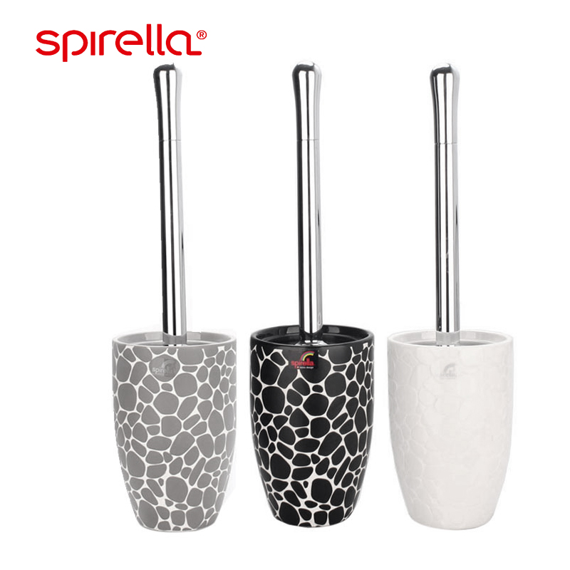 SPIRELLA/silk pury European ceramic toilet brush toilet clean long handle the toilet brush set with base