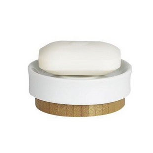 SPIRELLA/silk pury contracted light bamboo grain ceramic bathroom toilet soap box of creative European - style soap box