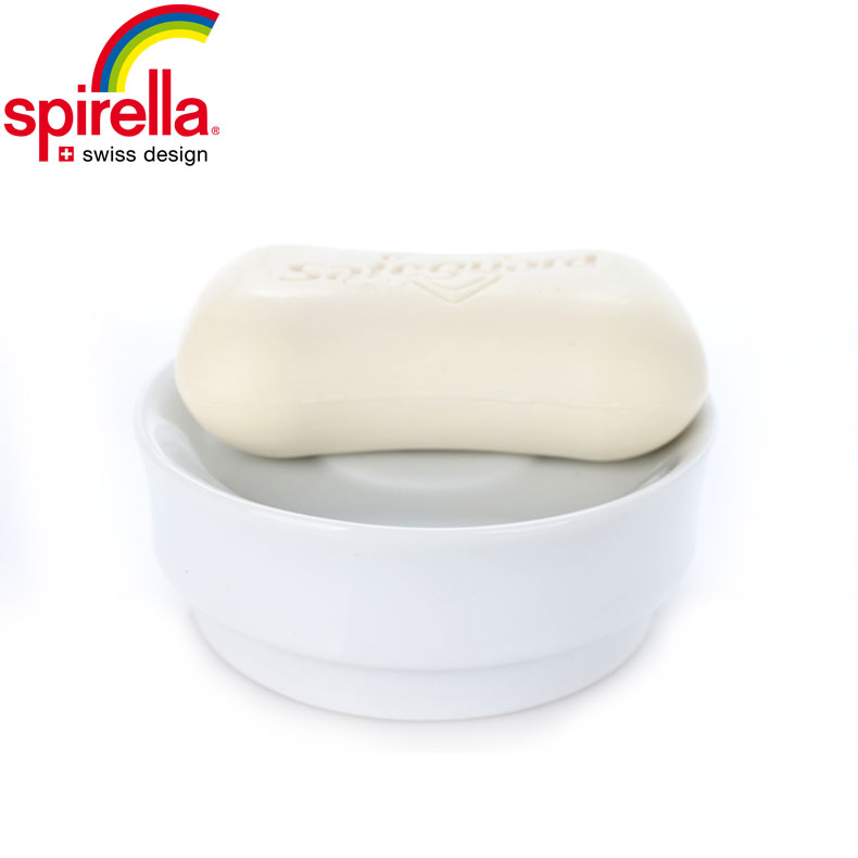 SPIRELLA/silk pury simple creative ceramic bathroom soap box of toilet soap box continental soap holder