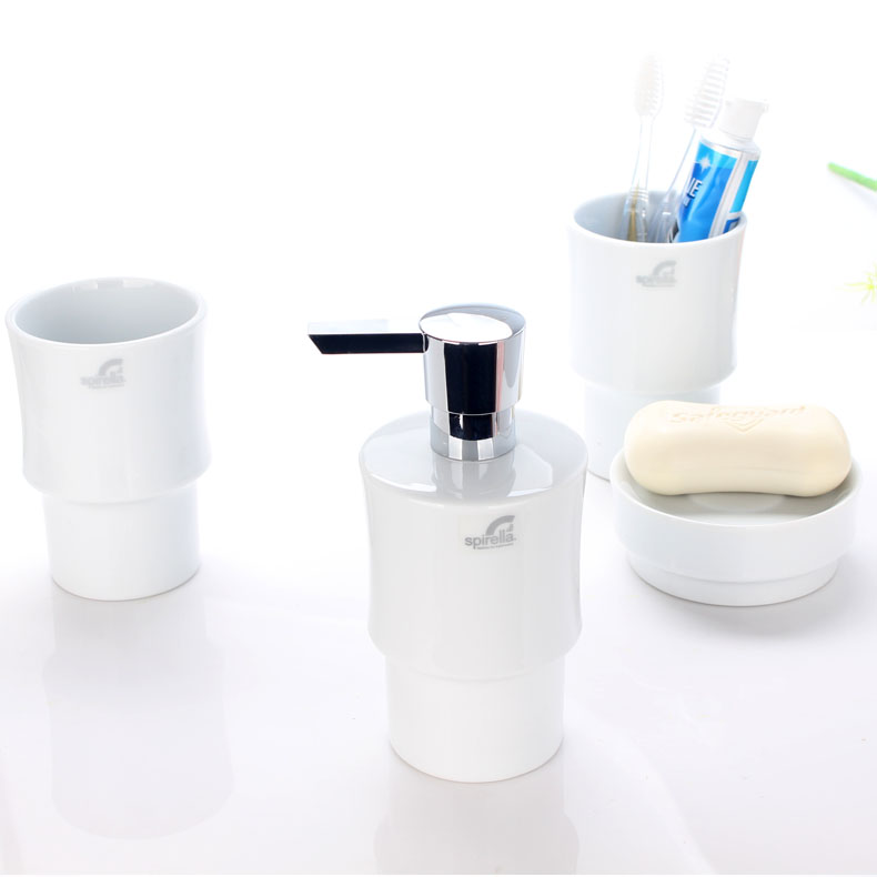 SPIRELLA/silk pury simple creative ceramic bathroom soap box of toilet soap box continental soap holder