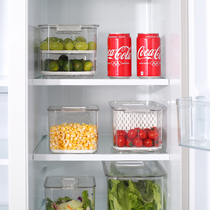 Sky Indulge Fridge Refreshing containing cartridge lid with drain to put food fruit Vegetable Preservation Box Multilayer Separating Household