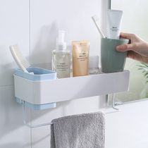 Heathenware Bathroom Shelve Free Toilet Wall-mounted Bath Wash Terrace Containing Rack Toilet Hair Towel Rack