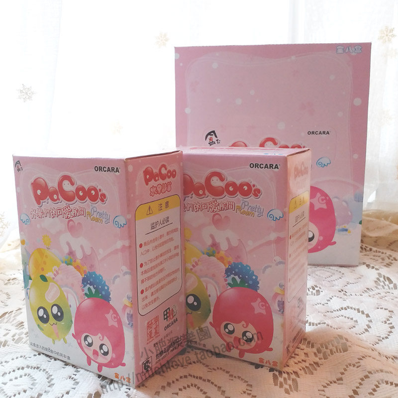 Куклы/ украшения/детали 包邮清仓甩 甲壳原orcara水果部落 过家家 玩具不可吃 含盲盒8款